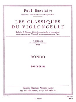 Rondo For Cello And Piano by Boccherini Luigi for Cello Part