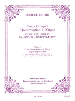 Complete Course In Organ Improvisation (volume 2) by Dupre Marcel for Organ