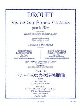 25 Etudes Celebres by Cherubini Luigi for Flute Method