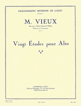 Vingt Etudes pour Alto by Vieux Maurice for