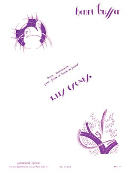 Cygnes by Busser Henri for Flute and Piano