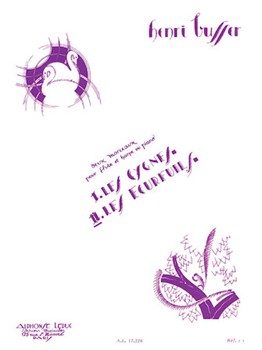 Ecureuils by Busser Henri for Flute and Piano