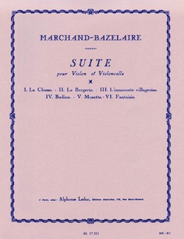 Suite (violin & Cello) by Marchand Louis for Violin