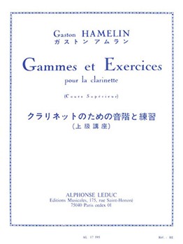 Gammes Et Exercices by Hamelin Gaston for Clarinet Method