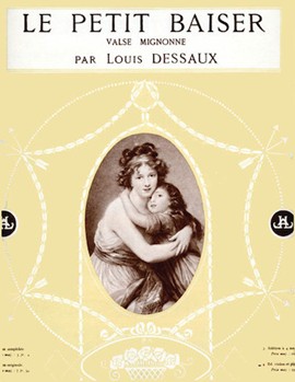 Le Petit Baiser Valse-mignonne (violin & Piano) by Dessaux Louis for Violin