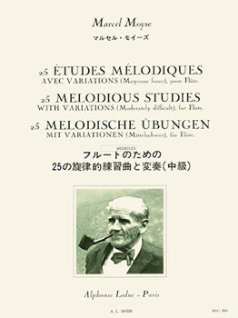 25 Etudes Melodiques Avec Variations by Moyse Marcel for Flute Method