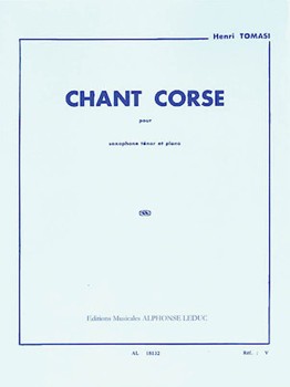 Chant Corse (saxophone-tenor & Piano) by Tomasi Henri for