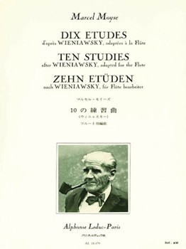 10 Etudes D'apres Wieniawsky by Moyse Marcel for Flute Method