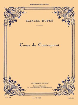 Counterpoint Lesson by Dupre Marcel for MUSIC FOR
