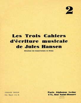 Ecriture Musicale Vol.2 (book) by Hansen Jules for