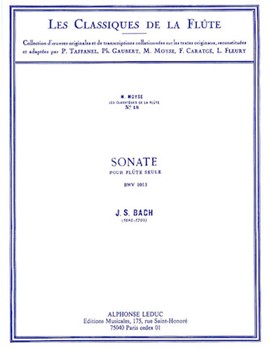 Sonata BWV1013 in A Minor - Classiques No. 18 by Bach Johann Sebastian for