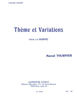 Theme et Variations pour la Harpe by Tournier Marcel for
