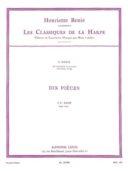 Les Classiques De La Harpe Vol.11 (harp Solo) by Bach Johann Sebastian for Harp