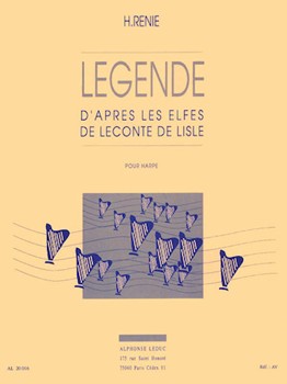 Legend Of The Elves By Leconte De Lisle For Harp by Renie Henriette for Harp