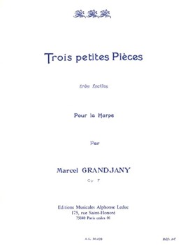 3 Petites Pièces Très Faciles Op. 7 by Grandjany Marcel for