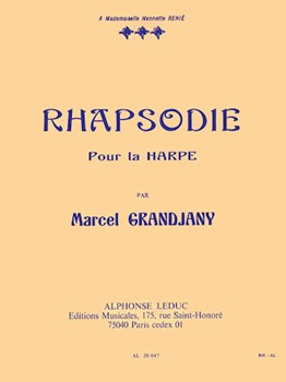 Rhapsody For Harp by Grandjany Marcel for Harp