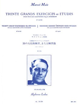 30 Grand Exercises & Etudes After Soussm by Mule Marcel for Alto Saxophone M (Vol 1)