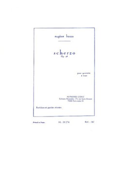 Scherzo Opus 48 by Bozza Eugene for Woodwind Quintet