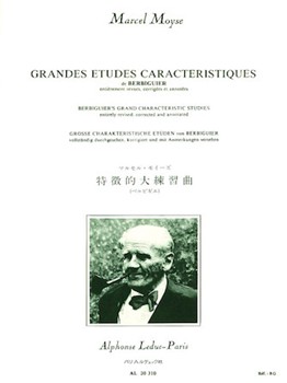 Grandes Etudes Caracteristiques by Berbiguier Benoit - Moyse - for Flute Method