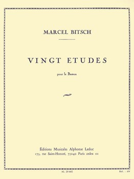 20 Etudes by Bitsch Marcel for Bassoon Method