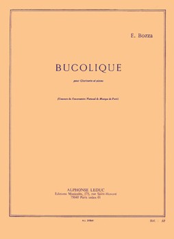 Bucolique by Bozza Eugene for Bb Clarinet and Piano
