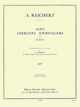 7 Daily Exercises Opus 5 by Reichert Mathieu Andre - Caratge - for Flute