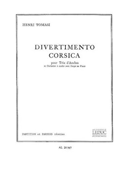 Divertimento Corsica (orchestra-chamber) by Tomasi Henri for Chamber En