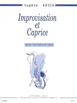 Improvisation et Caprice - Saxophone Solo Saxophone