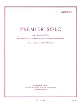 Premier Solo by Bourdeau Eugene for Bassoon and Piano