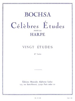Celebrated Studies For Harp (suite 1) by Bochsa Robert Nicolas-Charles for Harp