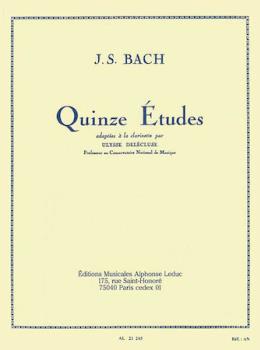 15 Etudes by Bach Johann Sebastian - Delecluse - for Clarinet