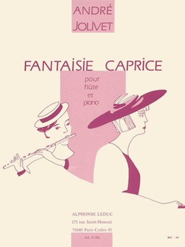 Fantaisie Caprice by Jolivet Andre for Flute Solo