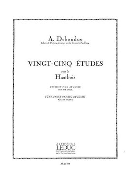 25 Etudes (oboe Solo) by Debondue Albert for Oboe