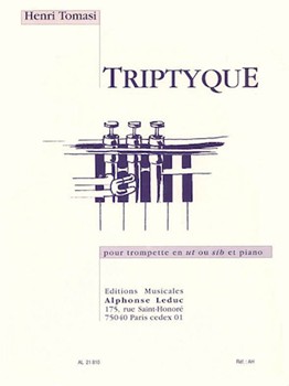 Triptyque by Tomasi Henri for Trumpet and Piano