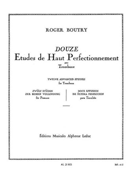 12 Etudes De Perfectionnement by Boutry for Trombone Method