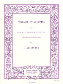 Fantaisie En Mi Bemol - for Cornet or Trumpet and Piano trumpet &