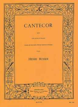 Cantecor by Busser Henri for Horn