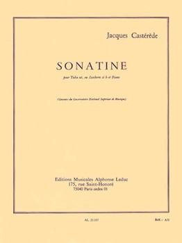 Sonatine by Casterede Jacques for Tuba