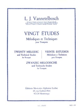 Vingt Études Melodiques et Techniques pour Trompette - [Twenty Melodic and Technical Studies for Trumpet] Trumpet