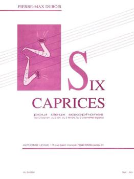 Six Caprices [alto sax duet] Dubois