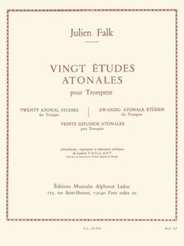 20 Atonal Studies by Falk Julien for Trumpet Method