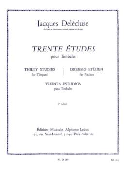 30 Etudes Vol 3 [timpani] Delecluse