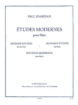 Etudes Modernes by Jeanjean Paul for Flute Method