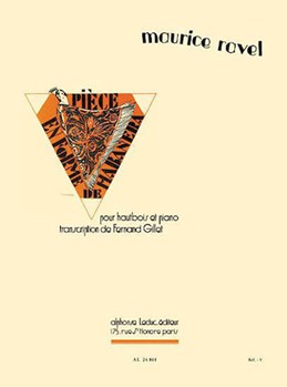 Piece En Forme De Habanera by Ravel Maurice - Gillet F - for Oboe and Piano