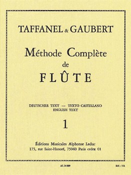 Methode Complete De Flute Vol. 1 by Taffanel Paul for Flute