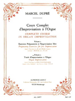 Complete Course In Organ Improvisation (volume 2) by Dupre Marcel for Organ