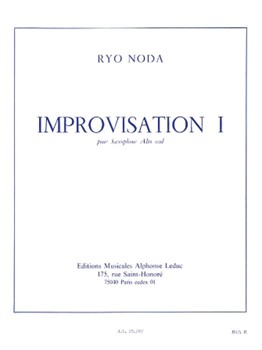Improvisation I by Noda Ryo for Alto Sax