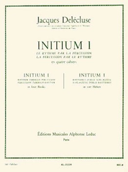 Initium 1 (percussion Solo) by Delecluse Jacques for Percussion Parts