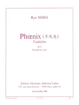 Phoenix by Noda Ryo for Saxophone and Piano