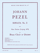 Hora Decima - Sonata No 3 [brass ensem] BRASS 5TET